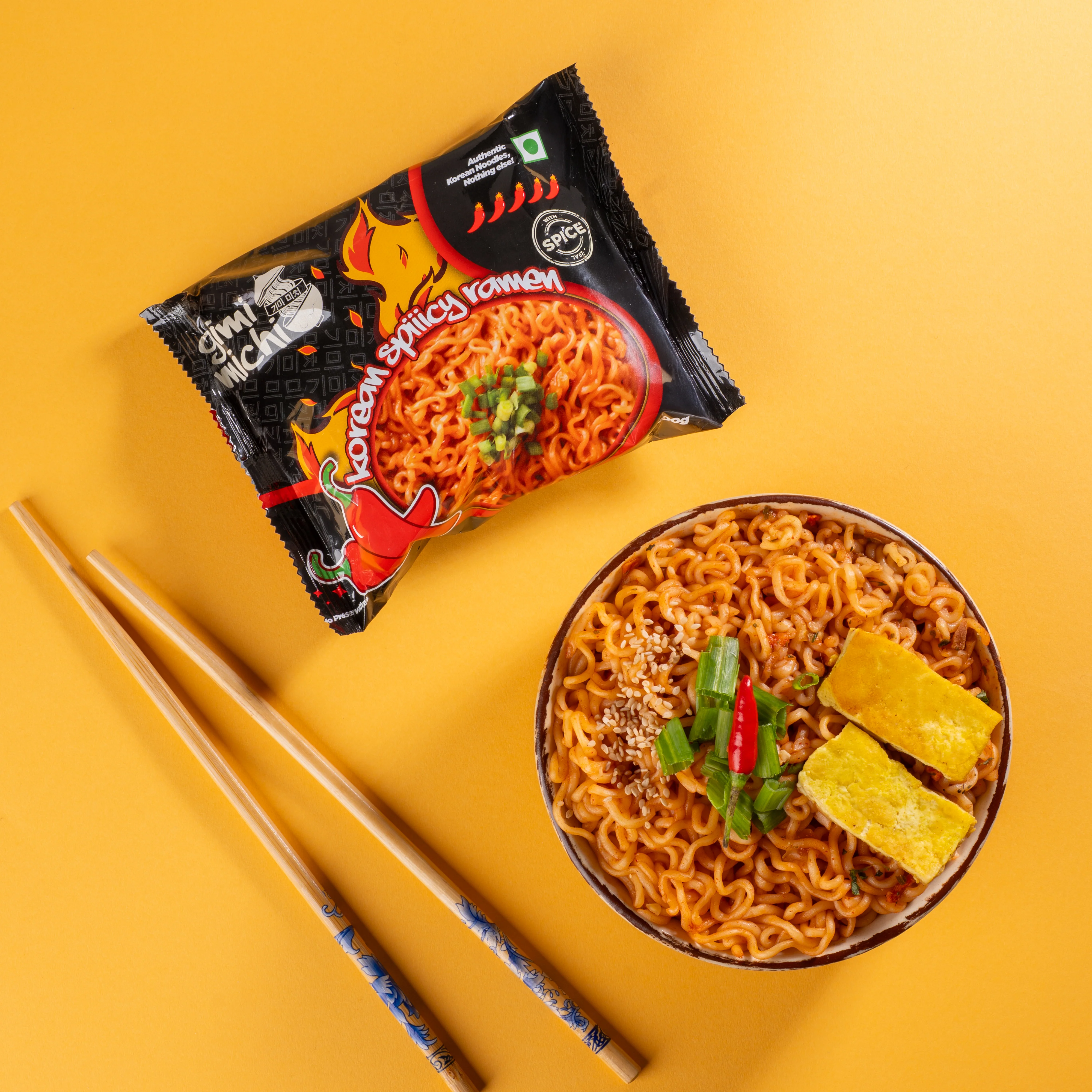 Gimi Michi Maepyo Box 맵요 - Pack of 8 - Korean Spiiicy Ramen - Image 4